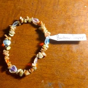 Genuine Gemstone stretch bracelet